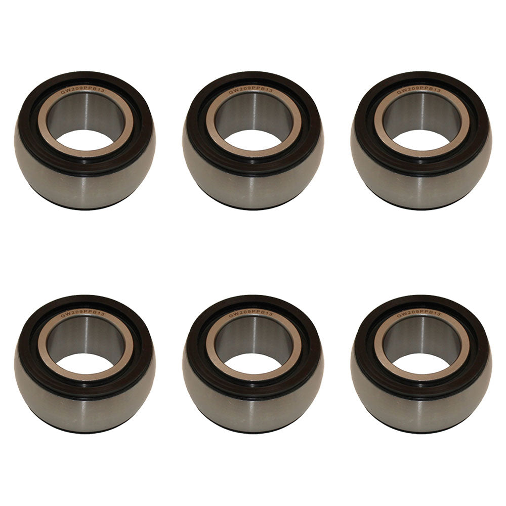 Qty 6: Round Bore Heavy Disc Bearing
 Fits John Deere Replaces AA28184