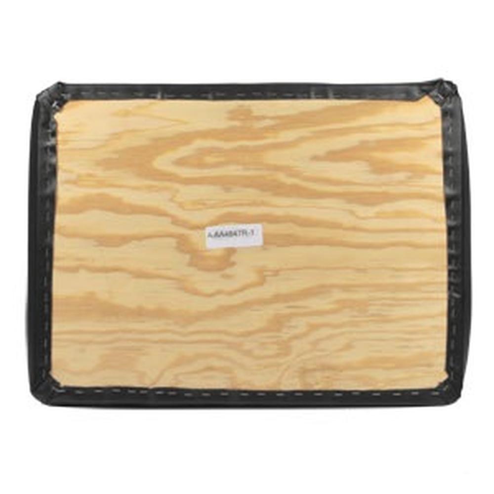 AR30180 Seat Cushion Wood Backed Vinyl Black Fits John Deere 730 70 630 830