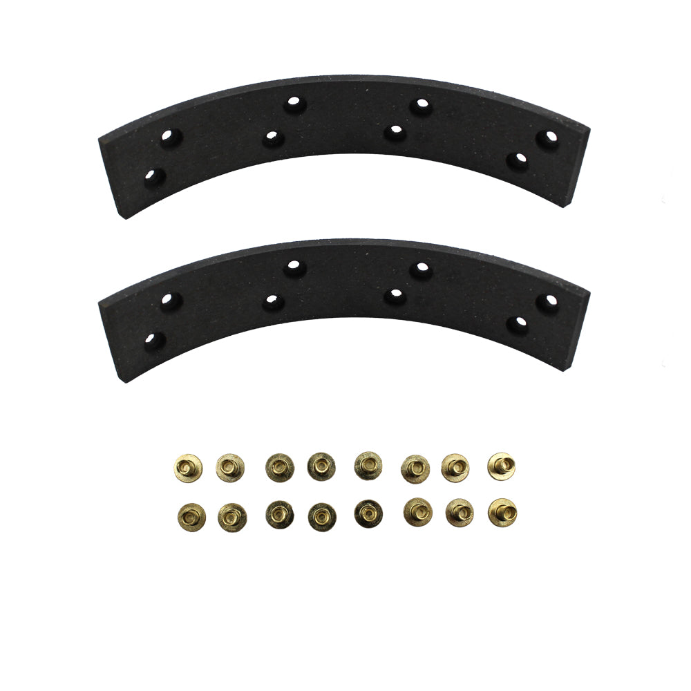 ABC164 Brake Shoe Lining Set Fits Case