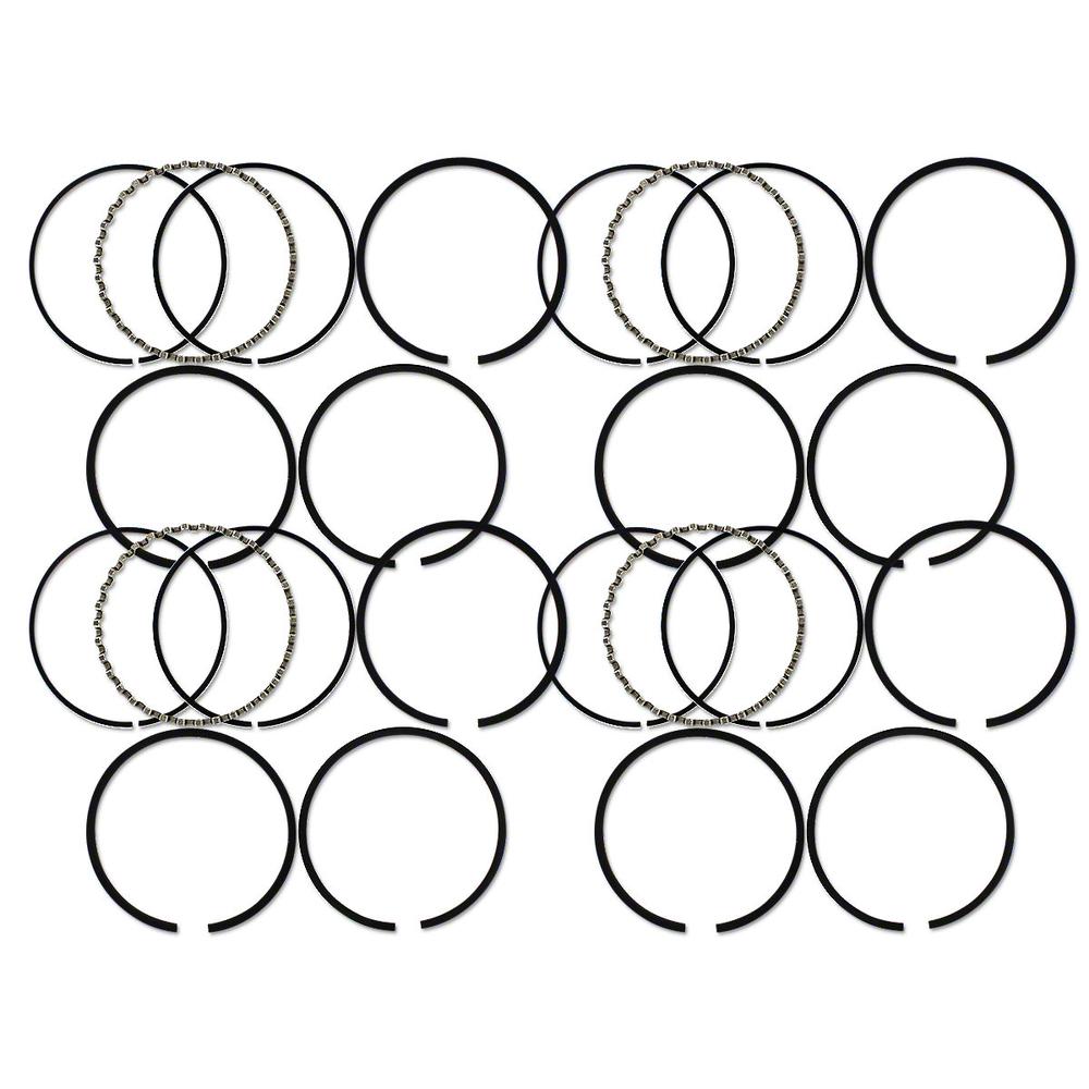 Piston Ring Set 4-Cylinder Fits Case Replaces ABC2150-STR