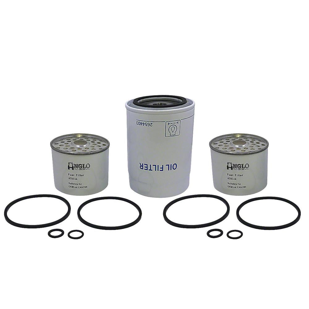 ABC5542-STR Filter Kit Fits Ford 2000 3 cylinder 2000 4 cylinder 2310 2600 2610