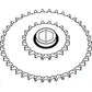 Sprocket - Double Lower Drive Roll Fits John Deere 330 435 530 535 430 AE39652