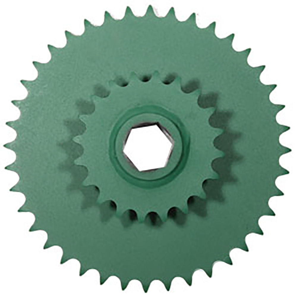 Sprocket - Double Lower Drive Roll Fits John Deere 330 435 530 535 430 AE39652