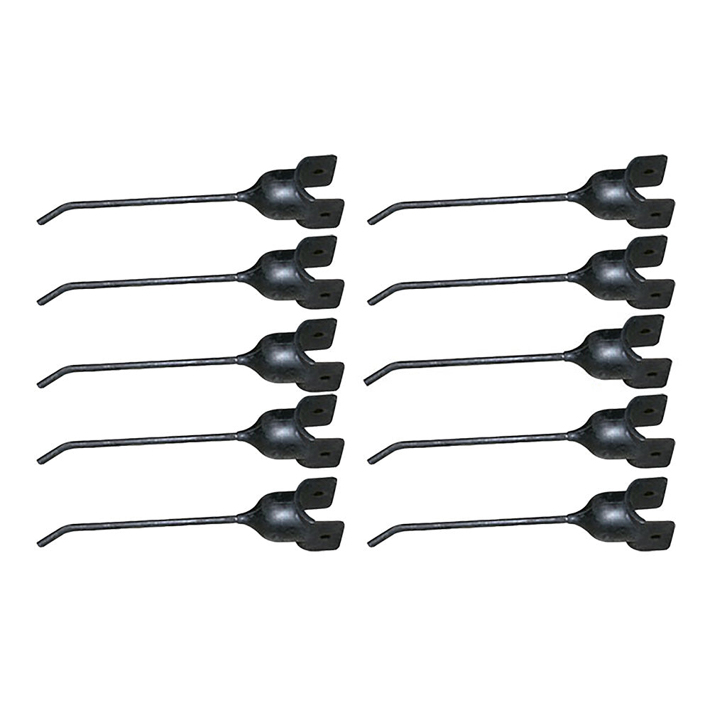 Qty 10: Rubber Mount Rake Tooth Fits John Deere Replaces 96R4