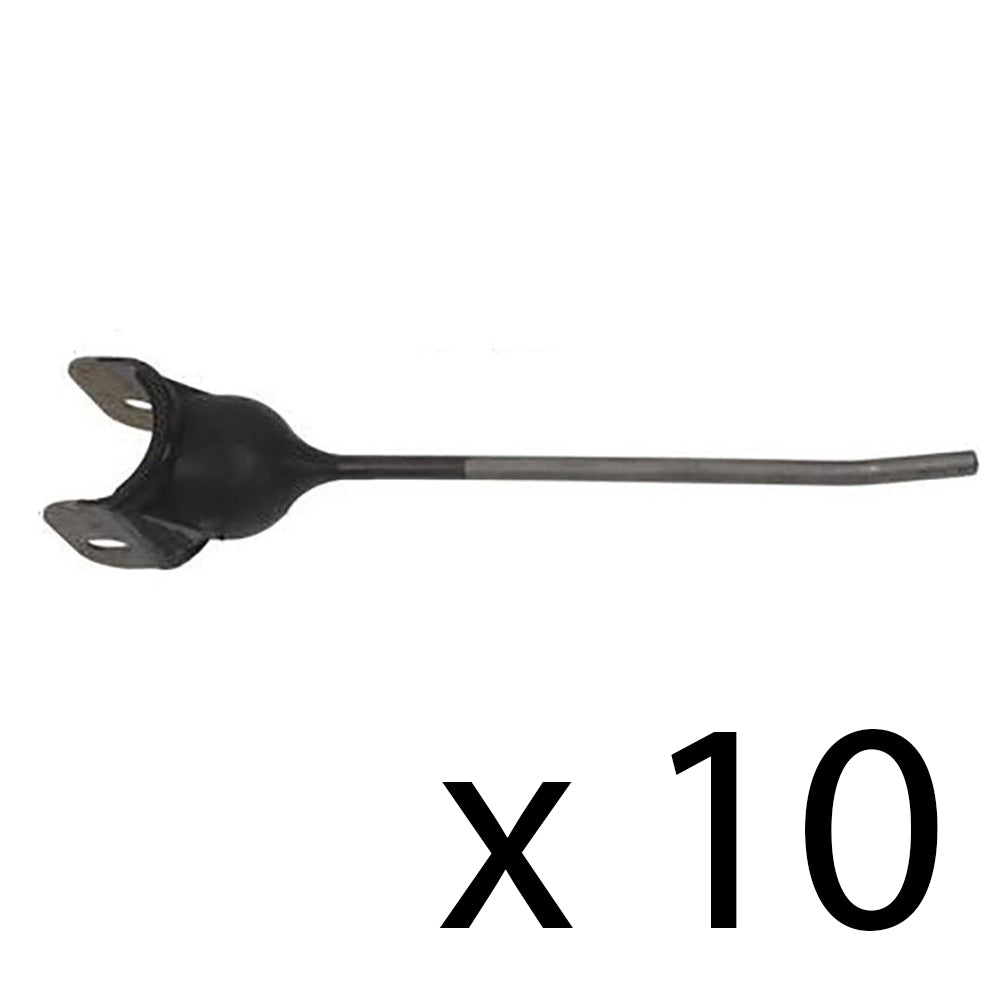 AE24953 AE47389 Rubber Rake Teeth - 10 Pack Fits John Deere 640 70 896 URMT-7