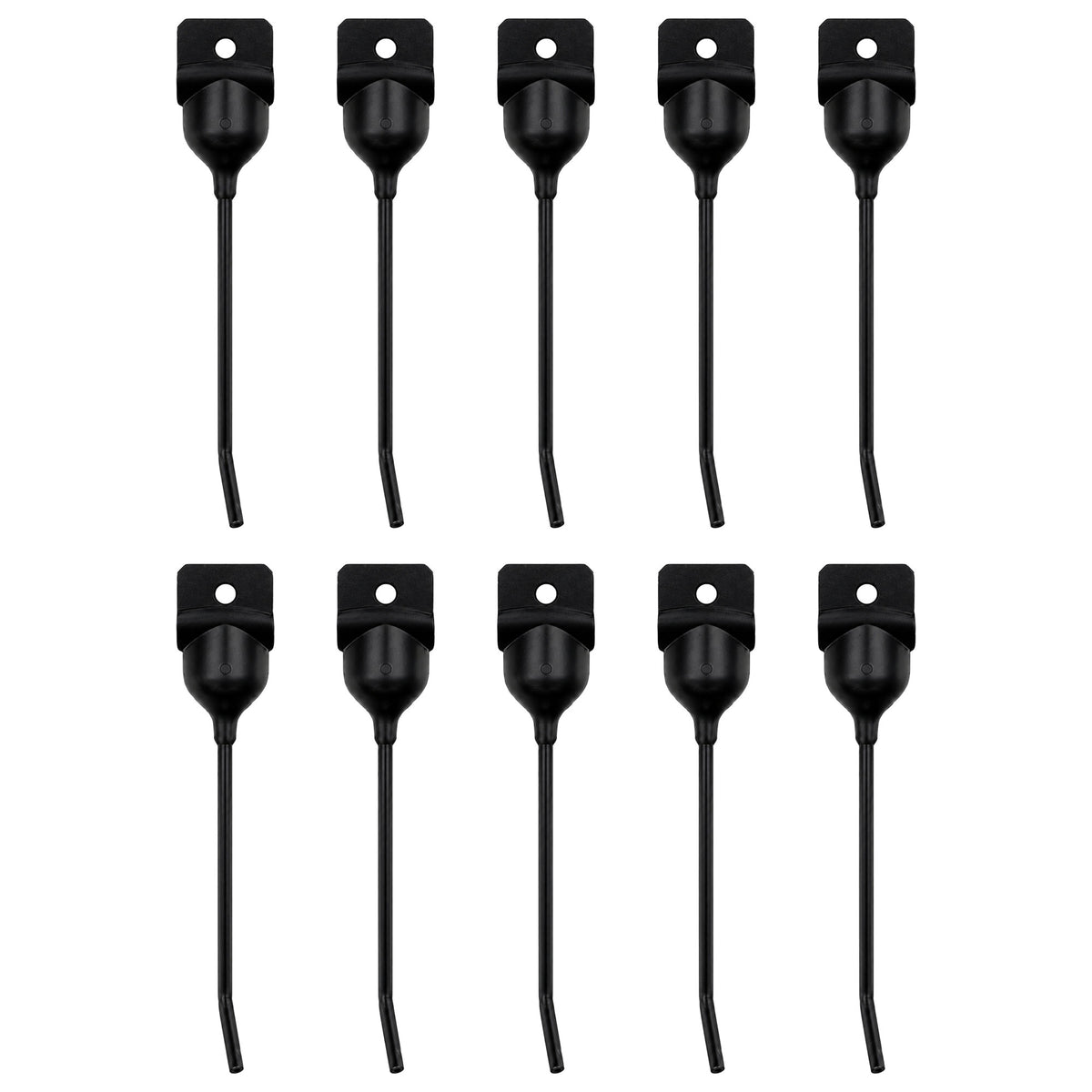 Set of Ten Rubber Mount Rake Teeth AE47389 Fits John Deere 74 672 660 652 54 64