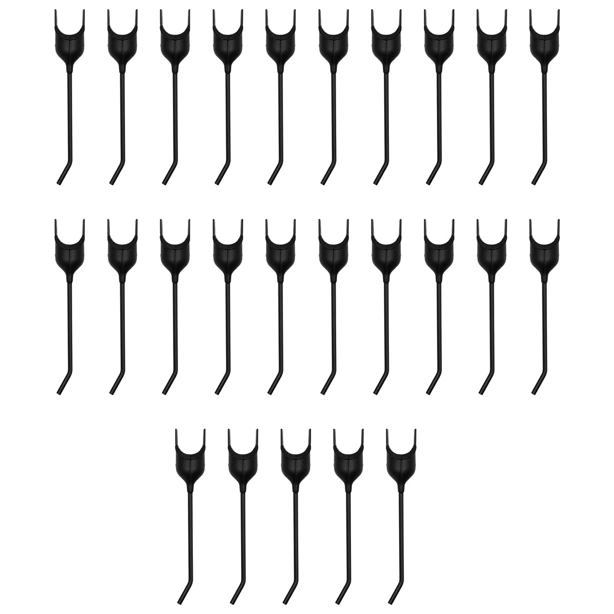 Qty 25: Rubber Mount Rake Tooth Fits John Deere Replaces 96R4