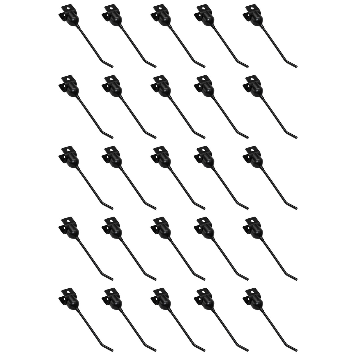 Qty 25: Rubber Mount Rake Tooth Fits John Deere Replaces 96R4