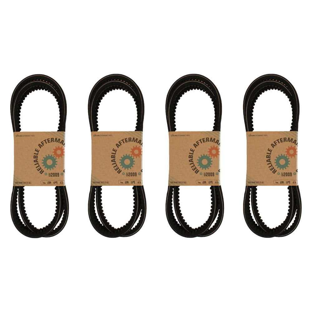 AE55671 Set of 4 Drive Belts Fits John Deere Disc Mower Models 265 275 112B