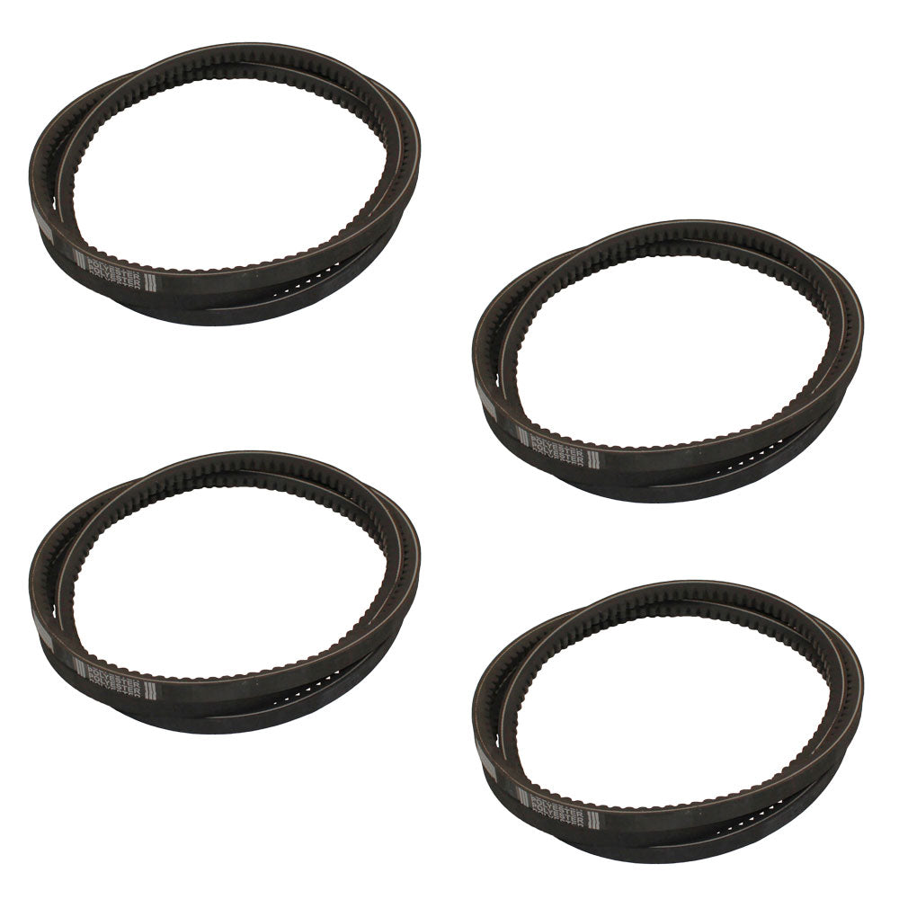 AE55671 Set of 4 Cogged Drive Belts Fits John Deere Disc Mower 265 275 112B N D