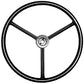 STEERING WHEEL Fits John Deere 520 620 720 820 730 630 530 SHINEY HIGH GLOSS