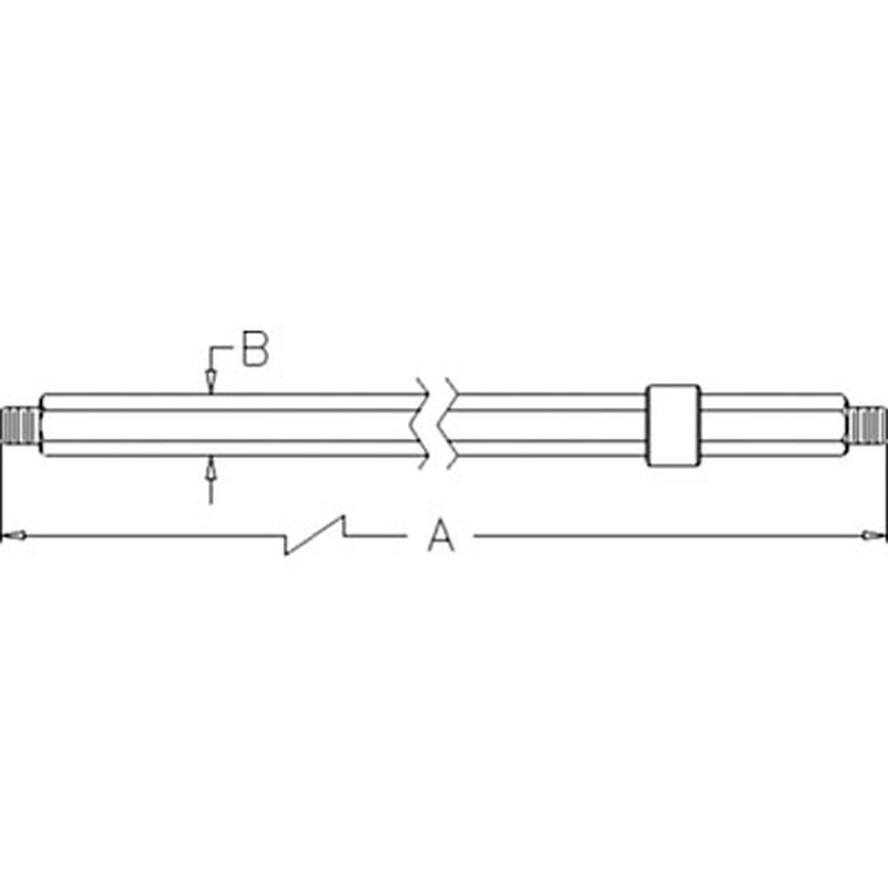 AH14582 New Left Hand Cutter Drive Shaft Fits John Deere Cutting Platform 922