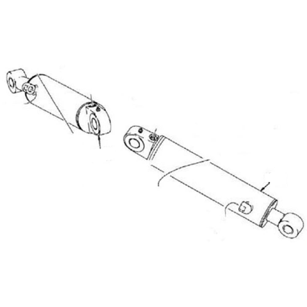 AH147721 Stabilizer Cylinder R/H Fits John Deere 300D 310C 310D 410C 410D 510C