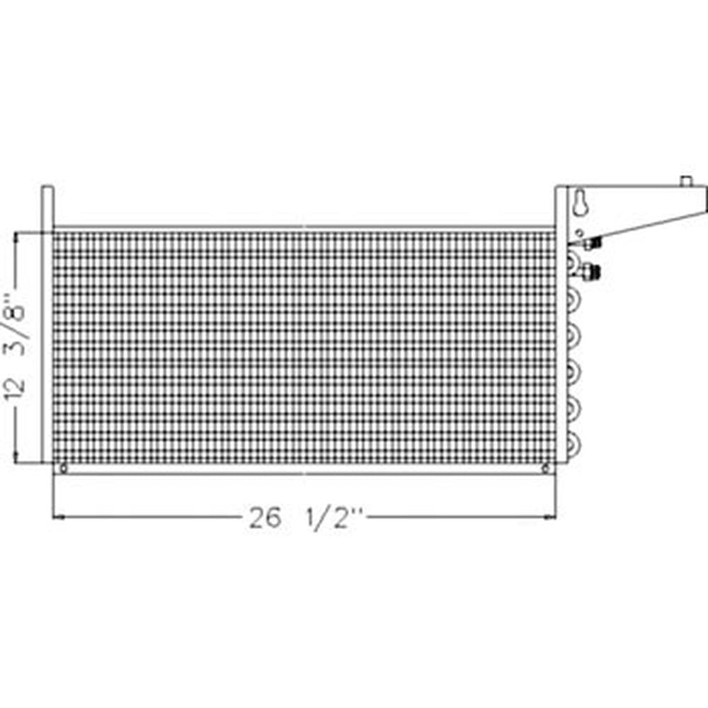 WN-AH149618-PEX A/C Condenser Fits John Deere 9500 9400 9600CTS 9410 9510 9510SH
