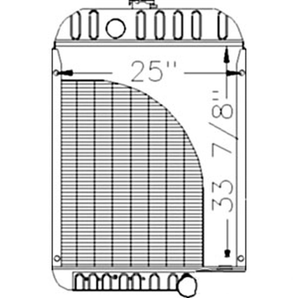 AH169363 Combine Radiator Fits John Deere 9400 9410 9500 9500SH 9510 9610 9650CT