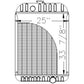 AH169363 Combine Radiator Fits John Deere 9400 9410 9500 9500SH 9510 9610 9650CT