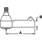 AHS2019 Fits Ford New Holland Tractor Tie Rod End 2000 3000 3600 3610 4
