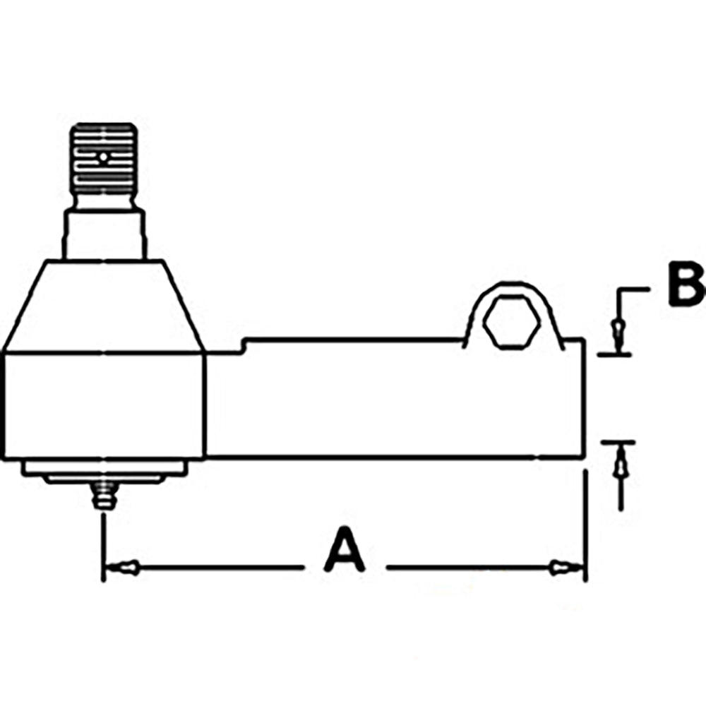 AHS2019 Fits Ford New Holland Tractor Tie Rod End 2000 3000 3600 3610 4