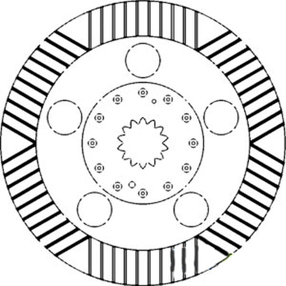 AL171954 4.9MM Brake Disc Fits John Deere Tractor 5310 5415 5615 5715 5093E 6110
