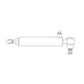 Steering Cylinder AL61553 Fits John Deere 6120L 6200 6210L 6220L 6230 6300 6300L