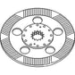AL112982 Brake Disc Fits John Deere 6410 6010 6205 6320 6400 6506