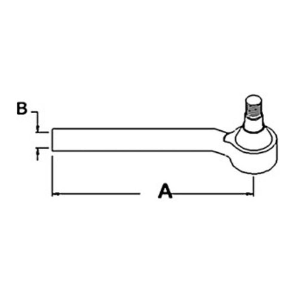 AL168708 Tie Rod Left Hand Fits John Deere 6010 6110 6110L 6120 6210L Tractors