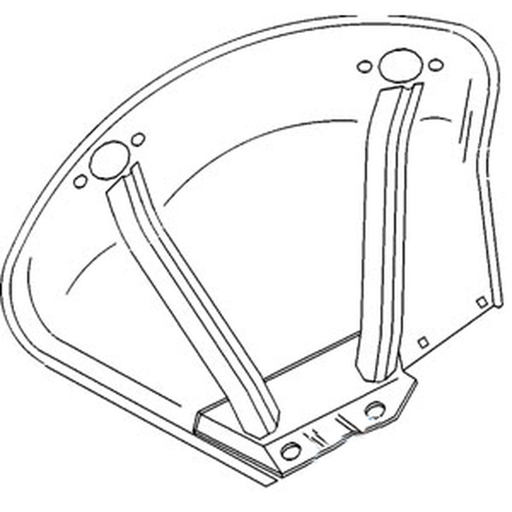 Right Hand Fender Fits John Deere Replaces AL28584