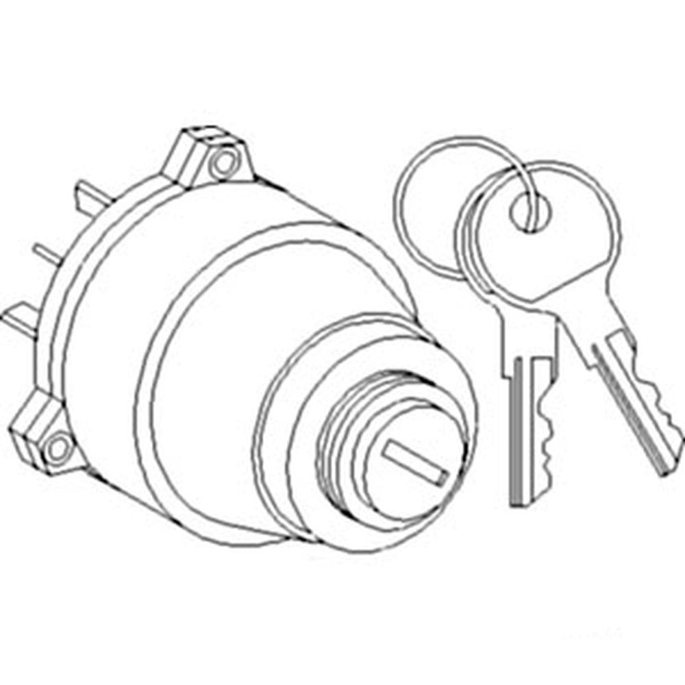 AL35864 Ignition Switch Fits John Deere 1040 1640 1850 2040 2450 3050 3340 3650
