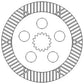 Friction Brake Disc Fits John Deere Replaces AL30095