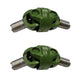 Qty 2: Yoke Assemblies Fits John Deere Replaces AL38018