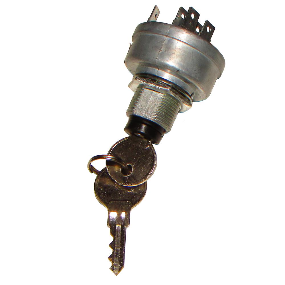 Ignition Starter Switch with Keys Fits John Deere TCA15075, AM101561 Tractor