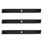 Set of 3 Replacement 72"Mower Blades Fits John Deere M141786 955 855 4310 4210