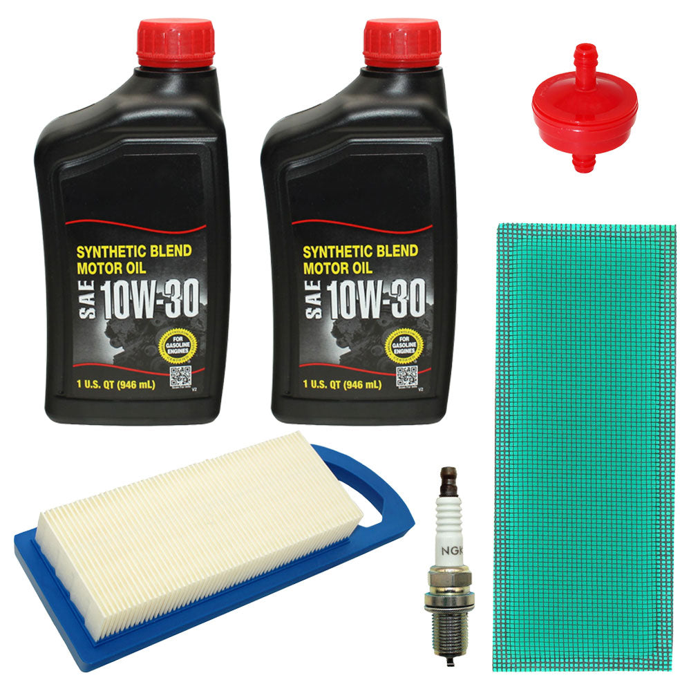 Filter Set w/ Spark Plugs and Oil Fits Scotts Replaces AM107314
