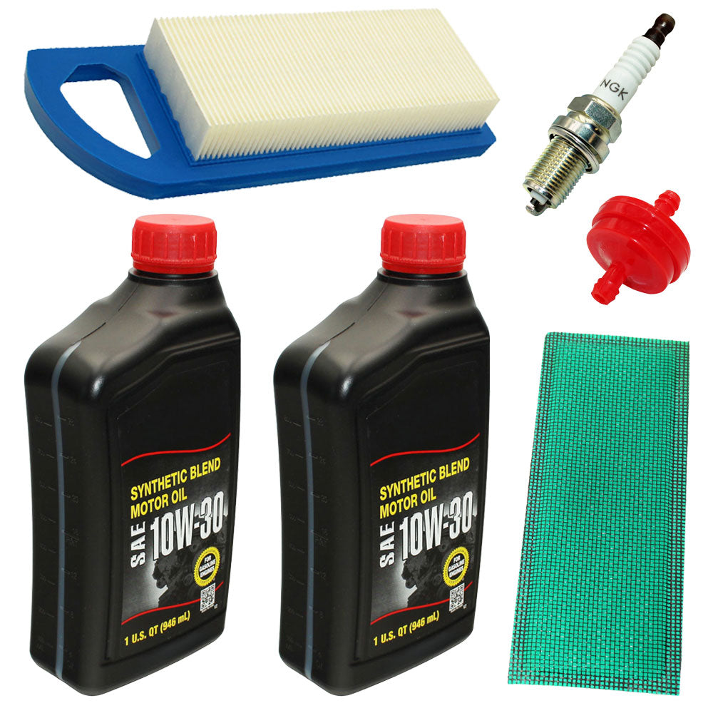 Filter Set w/ Spark Plugs and Oil Fits John Deere Replaces AM107314