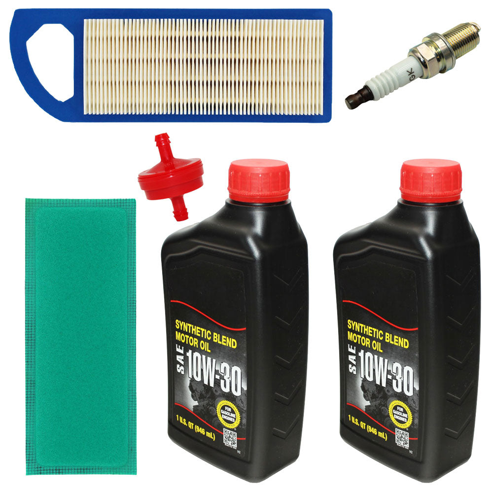 Filter Set w/ Spark Plugs and Oil Fits Scotts Replaces AM107314