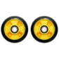 Qty. 2: Yellow Deck Gage Wheel  Fits John Deere Replaces AM115488