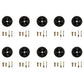10PK Fits John Deere Spec Anti Scalp Deck Wheel Kits AM116299 AM133602 M111489