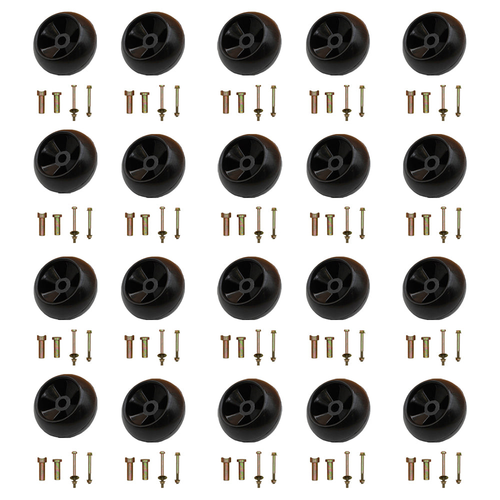 Qty 20: Deck Wheels Kit Fits John Deere Replaces AM-116299