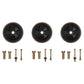 3 Pack Anti Scalp 48" 38" Deck Wheels Roller Fits John Deere AM116299 (10250)