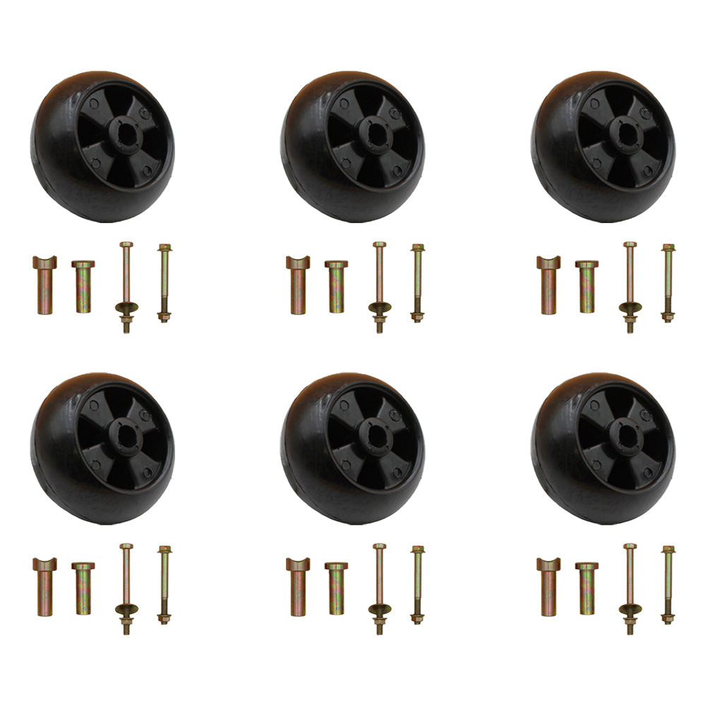Qty 6: Deck Wheels Kit Fits Husqvarna Replaces 532 13 39-57
