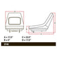 E-LVA23687 DirectFit Seat Fits John Deere 3025E 3032E 3038E Tractors