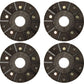 AM1828T Set of 4 Brake Discs Fits John Deere 40 420 430 440 1010