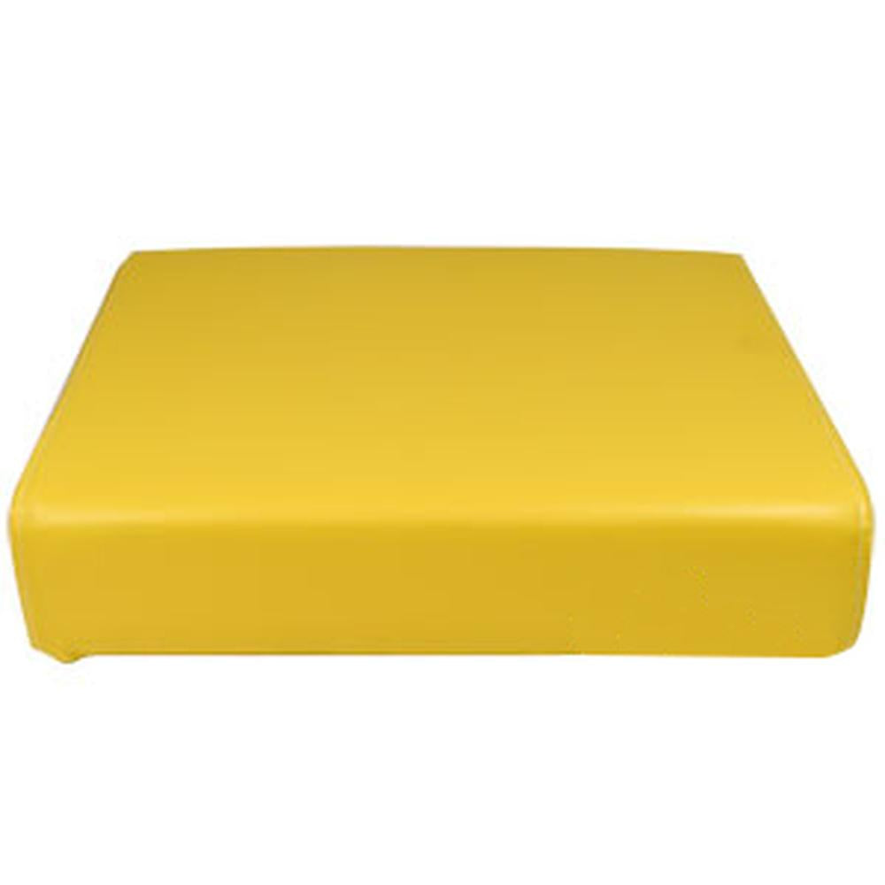 Yellow Bottom Cushion w/ Wood Base Fits John Deere Replaces AM3463T