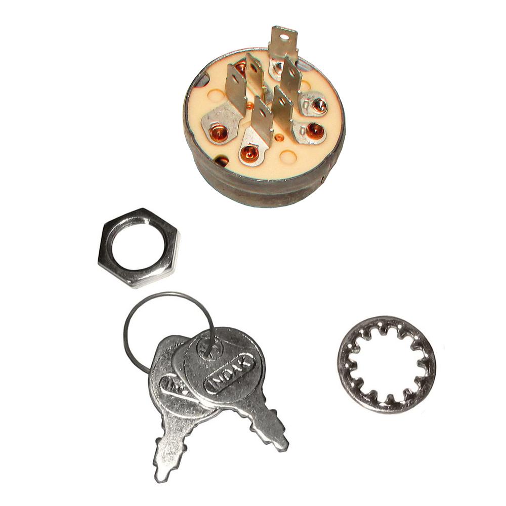 Ignition Switch Fits John Deere GS25 GS30 GS45 GS75 HD45 HD75 AM38227 w/ Keys