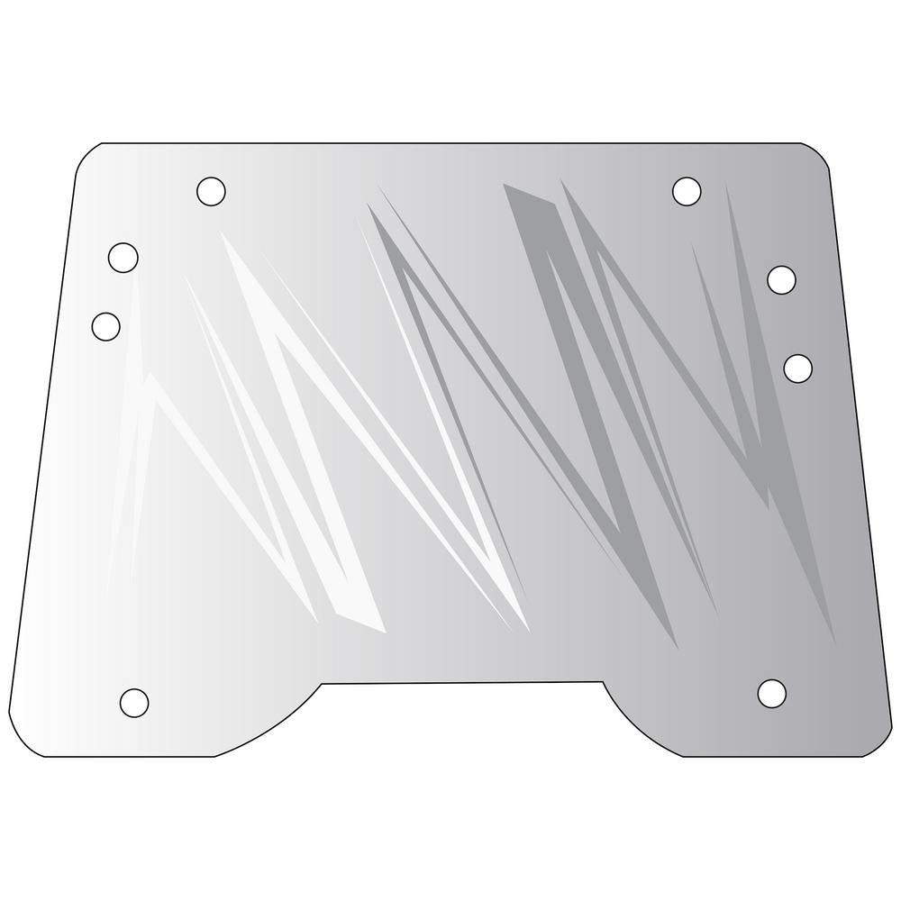 AM82032042 Front Windshield Glass, Hinged