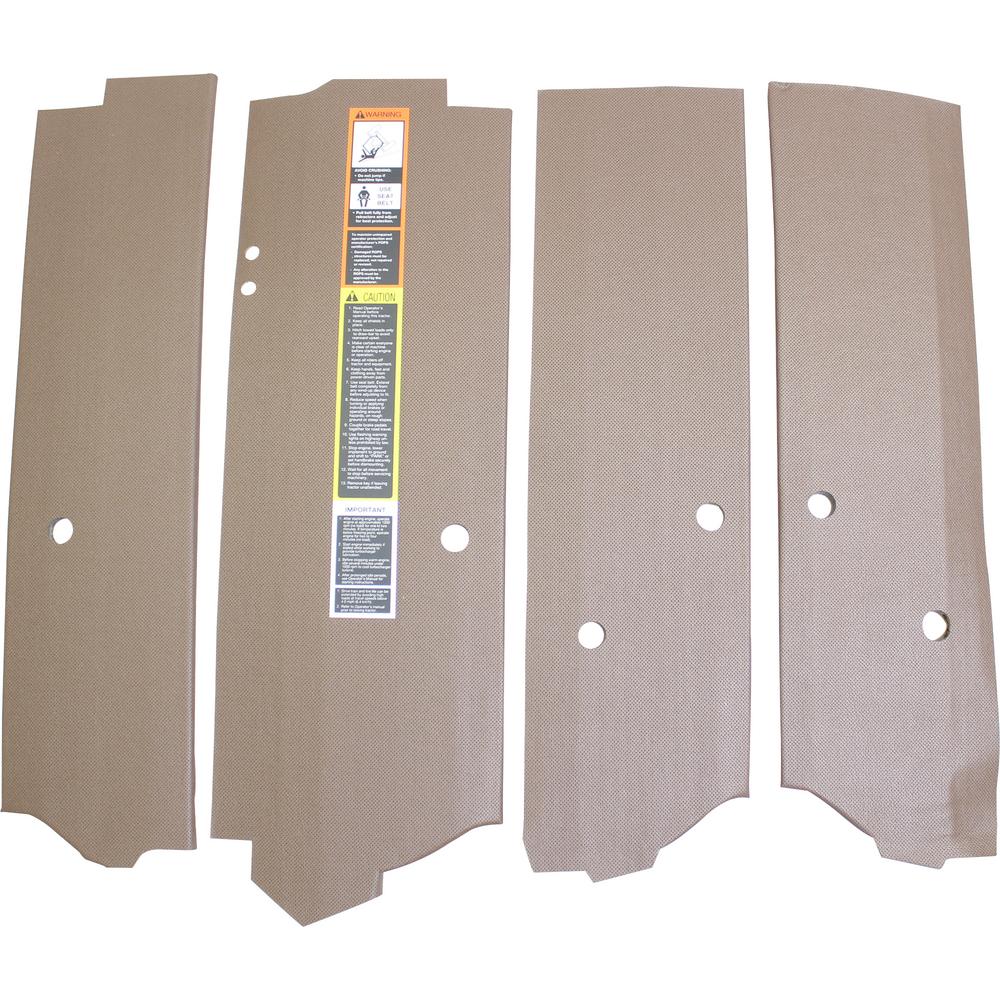 AMJD50CPK Corner Post Kit, Brown