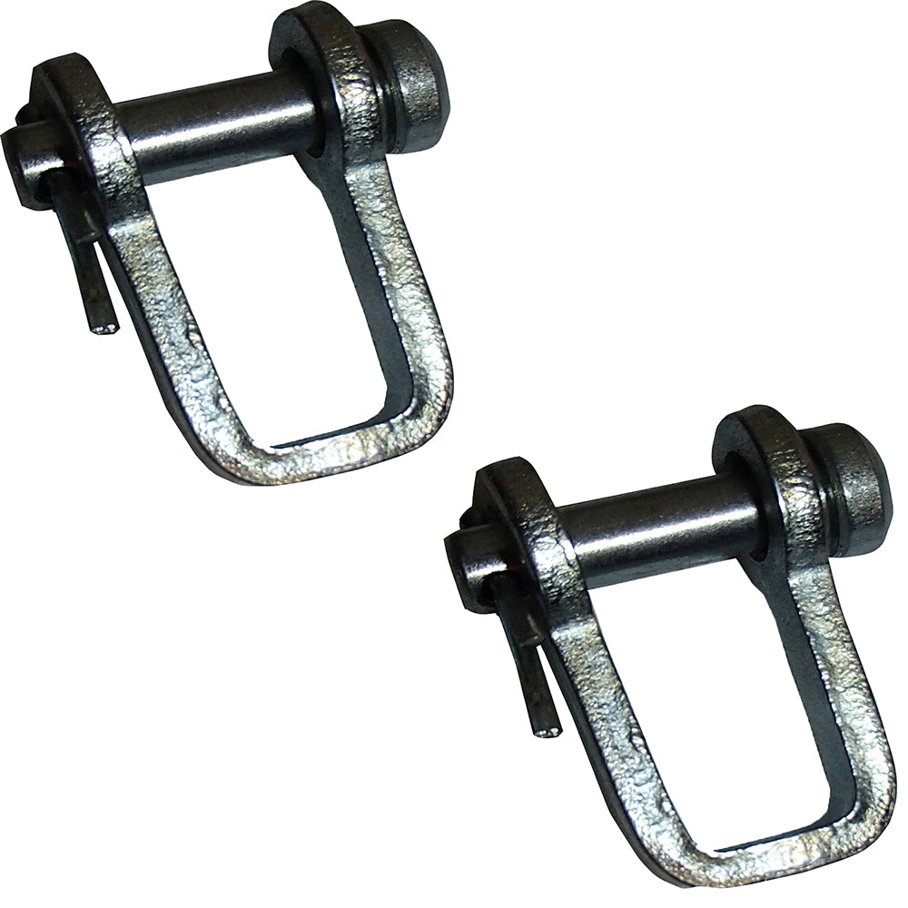 Qty 2: Stabilizer Clevis Shackle w/ Pin Fits Ford/New Holland Replaces APN582A