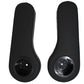 AR-BLK-001 Pair of Rear Seat Armrests w/Cup Holders Fits Universal Products