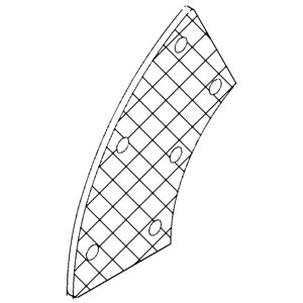 Fiber Brake Pad Fits John Deere Replaces AR29487