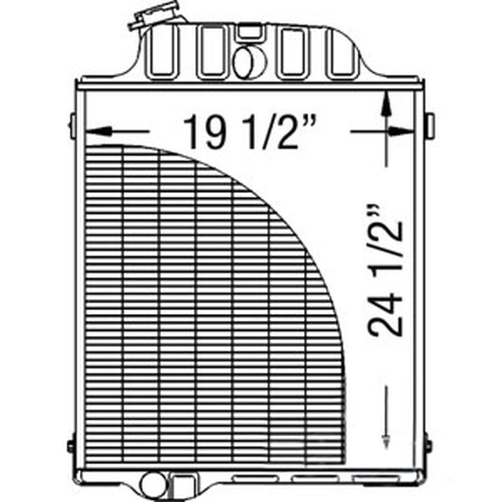 Radiator Fits John Deere Replaces 219520